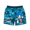 Blau - Front - Sonic The Hedgehog - Badeshorts für Jungen