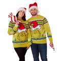 Grün - Side - The Grinch - Pullover für Herren - weihnachtliches Design
