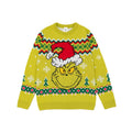 Grün - Front - The Grinch - Pullover für Herren - weihnachtliches Design
