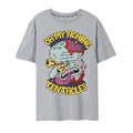 Grau meliert - Front - SpongeBob SquarePants - "Aching Tentacles" T-Shirt für Herren