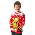 Rot - Side - Pokemon - Pullover für Kinder - weihnachtliches Design