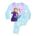 Hellblau - Front - Frozen II - "Destiny Awaits" Schlafanzug für Mädchen