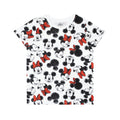 Weiß-Schwarz-Rot - Front - Disney - T-Shirt für Mädchen
