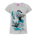 Grau meliert - Front - Aladdin - "Trust Me" T-Shirt für Kinder