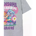 Grau - Side - Paw Patrol - "Pawsome Friendships" T-Shirt für Mädchen