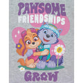 Grau - Pack Shot - Paw Patrol - "Pawsome Friendships" T-Shirt für Mädchen