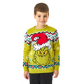 Grün - Back - The Grinch - Pullover für Kinder - weihnachtliches Design