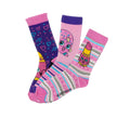 Pink-Violett - Back - Shopkins - Socken Set für Mädchen (3er-Pack)