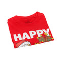 Rot - Back - Garfield - "Happy Christmas" T-Shirt für Herren