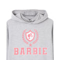Grau - Side - Barbie - Kapuzenpullover für Damen