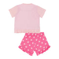Pink - Back - Disney Princess - Schlafanzug für Mädchen  kurzärmlig