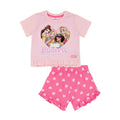 Pink - Front - Disney Princess - Schlafanzug für Mädchen  kurzärmlig