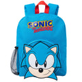 Blau-Rot - Side - Sonic The Hedgehog - Rucksack, Logo Set