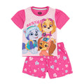 Blau-Pink - Back - Paw Patrol - Schlafanzug mit Shorts für Mädchen (2er-Pack)