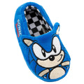Blau - Front - Sonic The Hedgehog - Kinder Hausschuhe, Gesicht