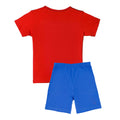 Blau-Rot - Back - Spider-Man - Schlafanzug mit Shorts für Jungen