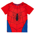 Blau-Rot - Side - Spider-Man - Schlafanzug mit Shorts für Jungen