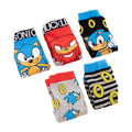 Blau-Rot-Grau - Front - Sonic The Hedgehog - Socken Set für Jungen (5er-Pack)