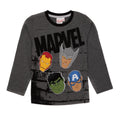 Schwarz-Grau - Back - Marvel Avengers - Schlafanzug für Jungen  Langärmlig