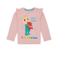 Pink-Blau - Back - Cocomelon - Schlafanzug für Mädchen  Langärmlig