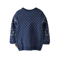 Blau - Back - The Gruffalo - Pullover für Jungen - weihnachtliches Design