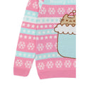 Pink-Blau - Lifestyle - Pusheen - Sweatshirt für Mädchen - weihnachtliches Design