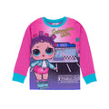 Pink-Blau - Back - LOL Surprise - Schlafanzug für Mädchen  Langärmlig