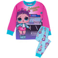 Pink-Blau - Front - LOL Surprise - Schlafanzug für Mädchen  Langärmlig