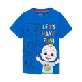 Blau - Front - Cocomelon - "Let’s Have Fun" T-Shirt für Baby-Jungs  kurzärmlig