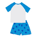 Blau-Weiß - Back - Paw Patrol - Schlafanzug für Jungen  kurzärmlig