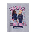 Grau meliert - Lifestyle - Barbie - "High School" T-Shirt für Mädchen  kurzärmlig