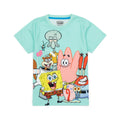 Blau - Back - SpongeBob SquarePants - Schlafanzug mit Shorts für Kinder