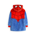 Blau-Rot - Back - Spider-Man - Kapuzendecke für Jungen