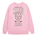 Pink - Front - Barbie - "Malibu Tennis Club" Sweatshirt für Damen