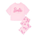 Pink - Front - Barbie - Schlafanzug für Damen