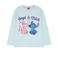 Blau - Side - Lilo & Stitch - Schlafanzug mit langer Hose für Mädchen