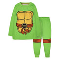 Grün - Front - Teenage Mutant Ninja Turtles - Schlafanzug mit langer Hose für Jungen
