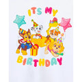 Weiß - Side - Paw Patrol - "It's My Birthday" T-Shirt für Kinder  kurzärmlig