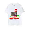 Schwarz-Weiß - Back - South Park - Schlafanzug für Herren