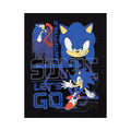 Schwarz - Side - Sonic The Hedgehog - "Let's Go" Kapuzenpullover für Jungen