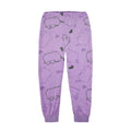 Violett - Side - Pusheen - Schlafanzug mit langer Hose für Mädchen