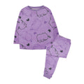 Violett - Front - Pusheen - Schlafanzug mit langer Hose für Mädchen