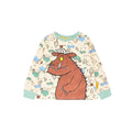 Naturweiß-Seegrün-Braun - Side - The Gruffalo - Schlafanzug für Kinder
