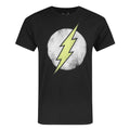 Schwarz - Front - Jack Of All Trades - "Distressed Dot Logo" T-Shirt für Herren