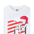Weiß - Back - MTV - T-Shirt für Herren-Damen Unisex