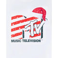 Weiß - Side - MTV - T-Shirt für Herren-Damen Unisex