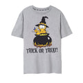 Grau - Front - Garfield - "Trick Or Treat" T-Shirt für Herren