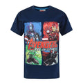 Blau - Front - Avengers Age Of Ultron - T-Shirt für Kinder  kurzärmlig