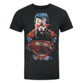 Schwarz - Front - Jack Of All Trades - "Man Of Steel Heat Vision" T-Shirt für Herren