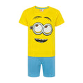 Gelb-Blau - Front - Despicable Me - Schlafanzug mit Shorts für Kinder
